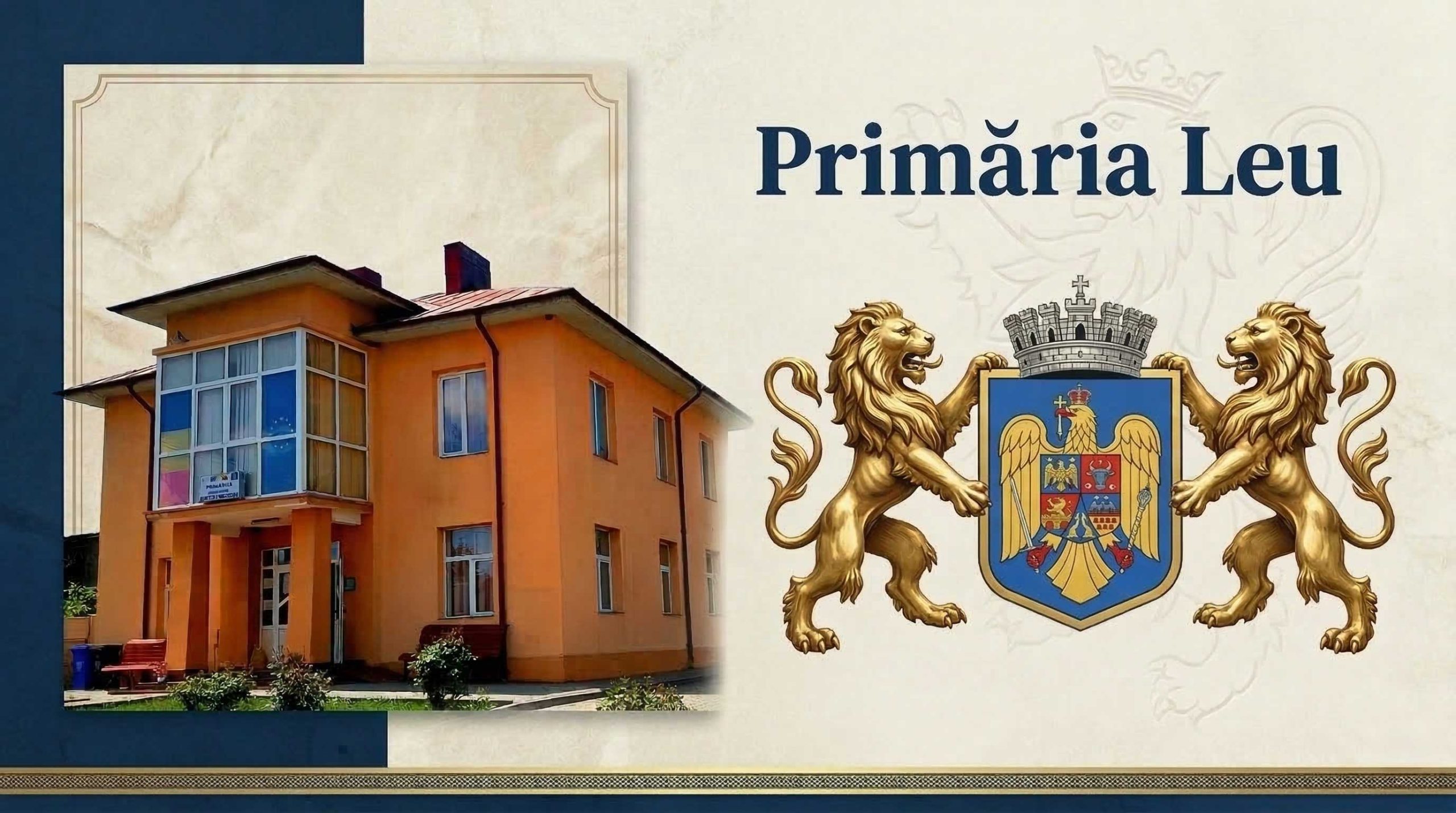 Banner Oficial Primăria Comunei Leu 2026